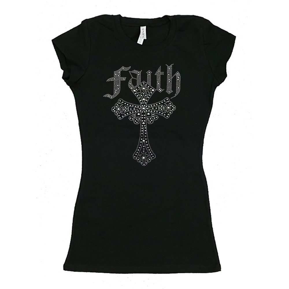 Faith Rhinestone Shirt💖
